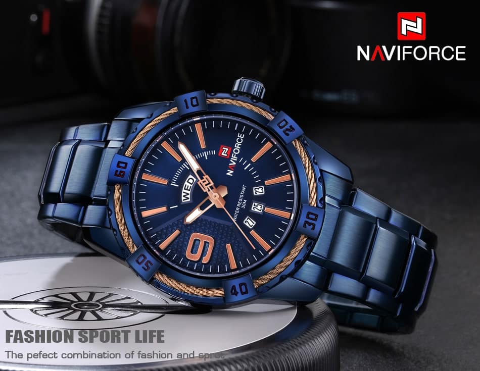 Naviforce NF9117-Blue Watch Price In Bangladesh - Image 2