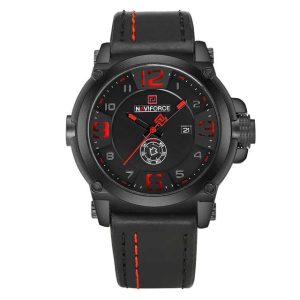 Naviforce NF9099-Black and Red Watch Price In Bangladesh.