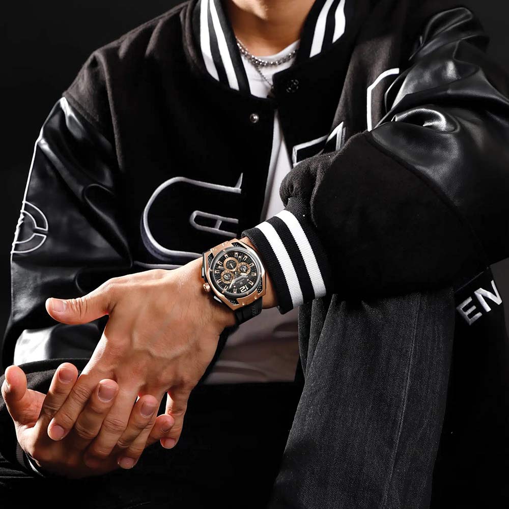 Naviforce NF 8063 RoseGold Watch For Men - Image 5