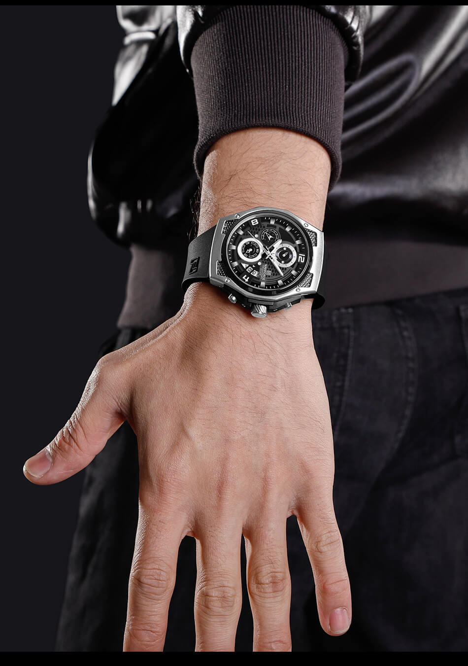 Naviforce Nf 8051t-Black White Watch Price in Bangladesh - Image 3