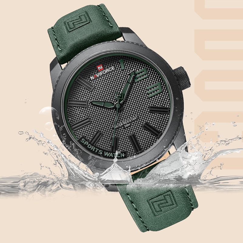 Naviforce 9202-Green Watch Price In Bangladesh. - Image 4