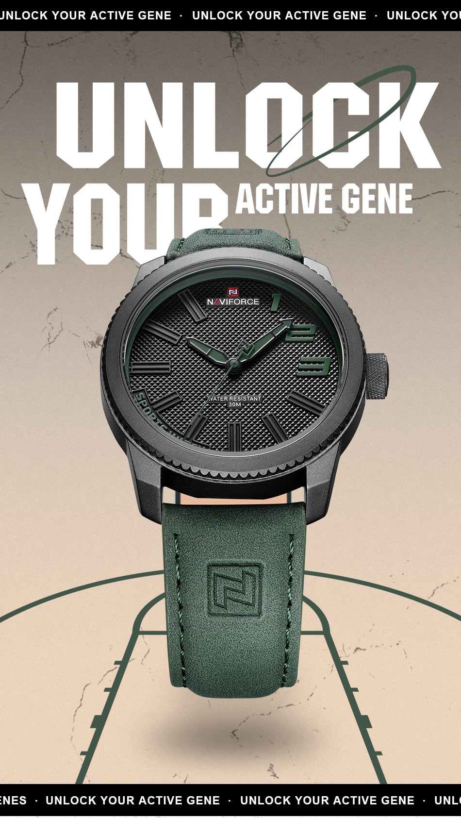 Naviforce 9202-Green Watch Price In Bangladesh. - Image 6