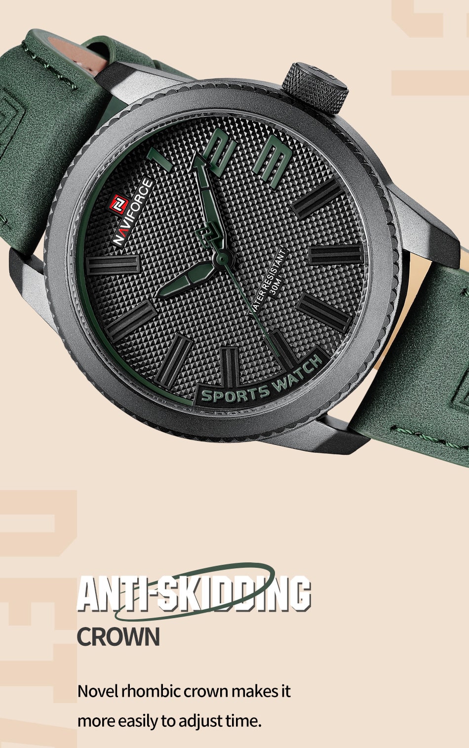 Naviforce 9202-Green Watch Price In Bangladesh. - Image 9