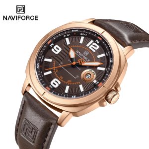 Naviforce NF8078 Brown Rose Men’s Watch