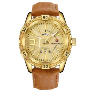 Naviforce NF9117T-Golden Watch Price In Bangladesh.