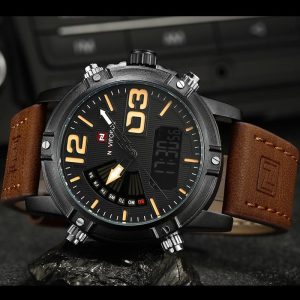 Naviforce NF9095 Watch Price In Bangladesh-Coffee