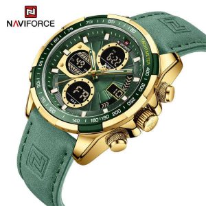 Naviforce Nf 9197 Men's Quartz Wrist Watch Price In Bangladesh-Neon Green