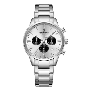 Naviforce NF8076 Silver Men’s Watch