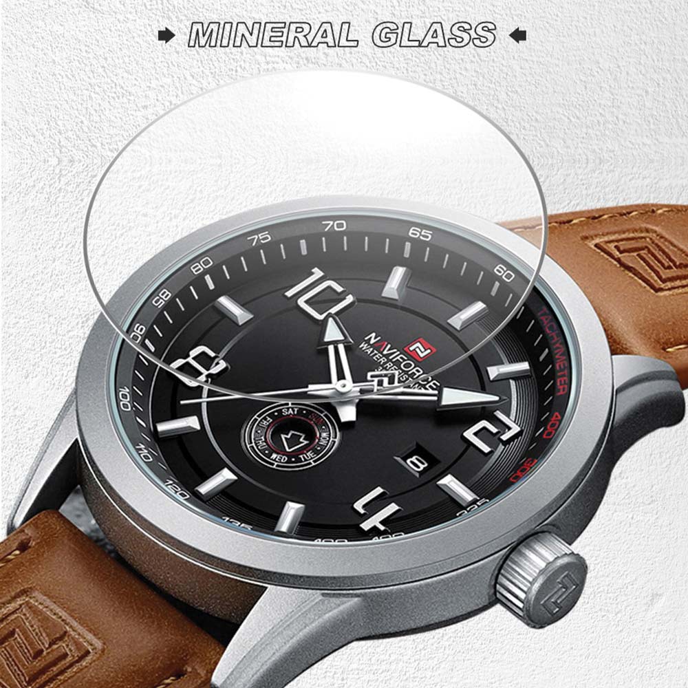 Naviforce 9229 - Brown Watch For Men - Image 3
