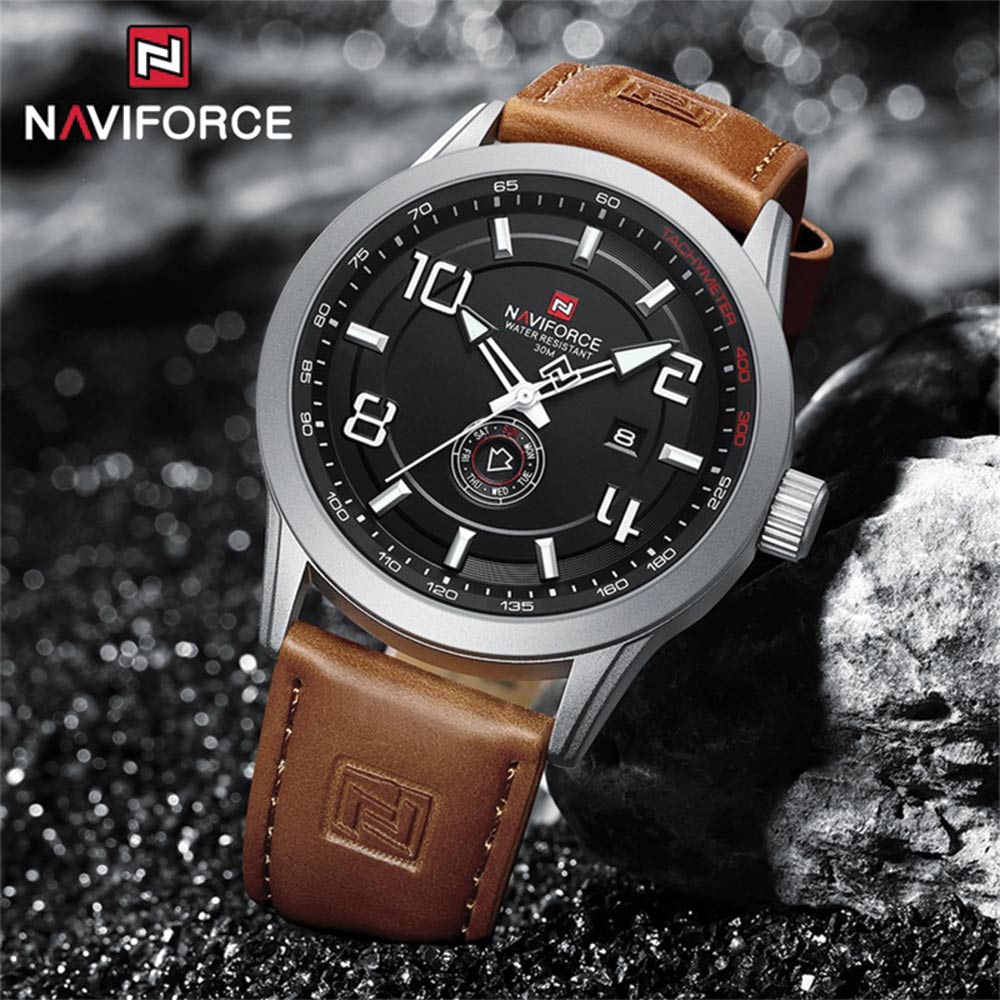 Naviforce 9229 - Brown Watch For Men - Image 4
