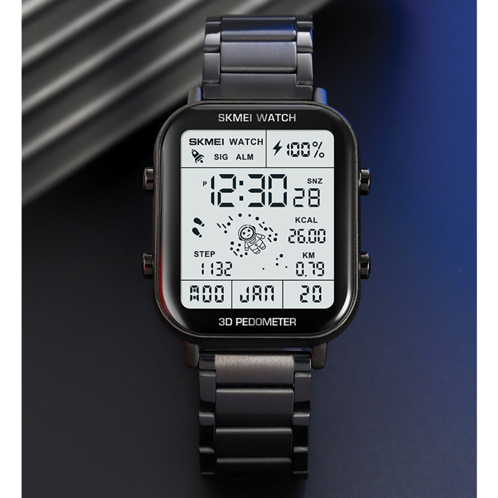 Skmei 1888 Black Watch For Men - Image 3