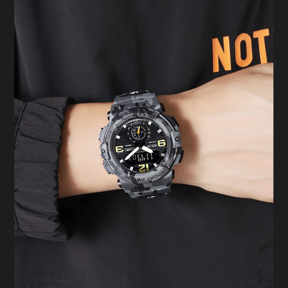 Skmei 2341 Gray Camo Watch For Men - Image 3