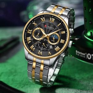 Curren 8427-SILVER Black Watch Price In Bangladesh