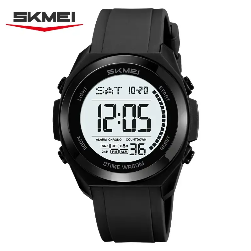 Skmei 2455 Black white Watch For Men