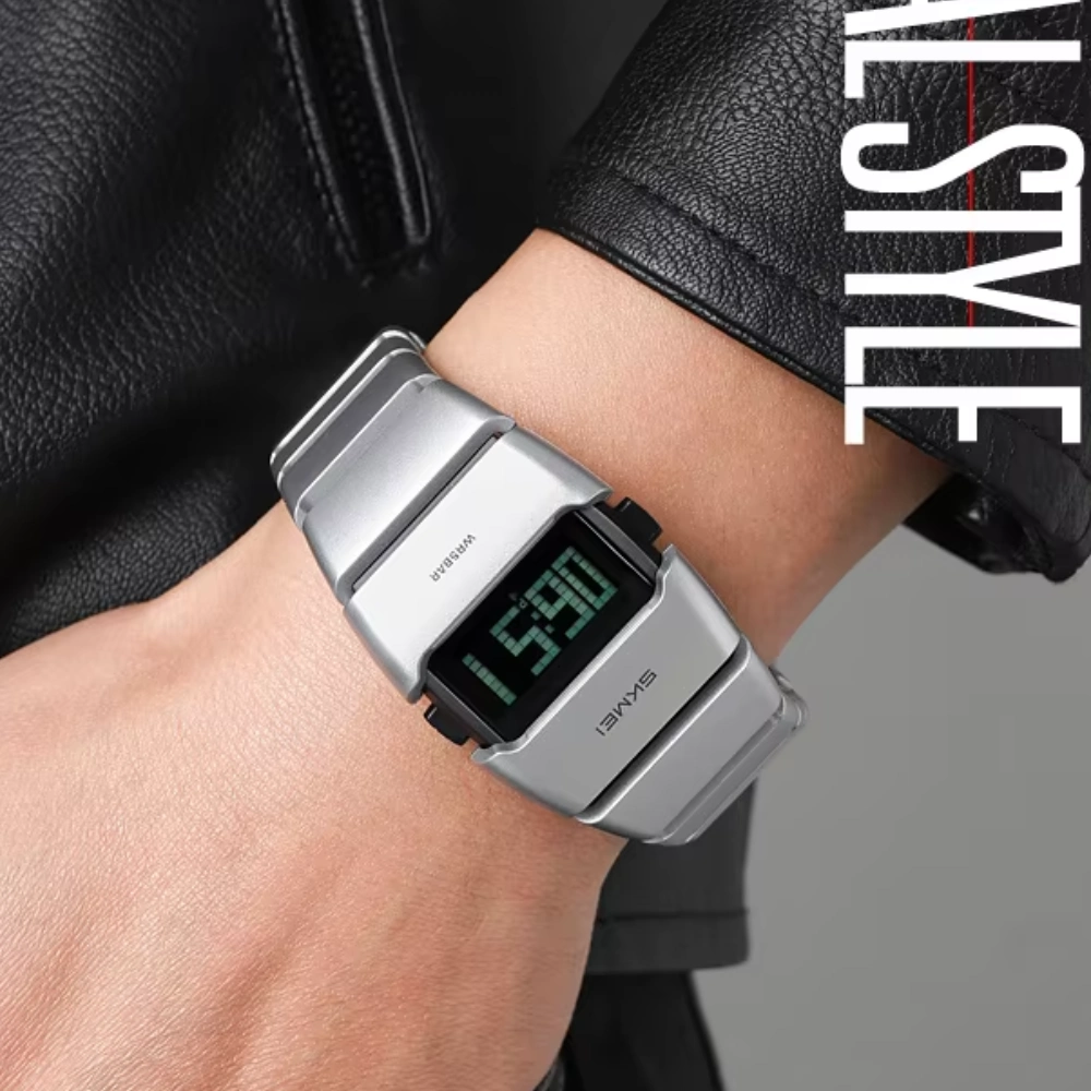 Skmei 2710 Silver Watch For Men's - Image 2